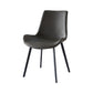 Modern Leather Restaurant Side Chair Matte Finish Solid Back Dining Chair (Set of 2) Clearhalo ' kitchen&dining_furn' 'Dining Chairs' 'Dining Tables & Seating' 'dining_chair' 'furn' 'furn_dining_chair' 'Furniture' 'furniture_dining_chair' 'Kitchen & Dining Furniture' 'kitchen' 4237352