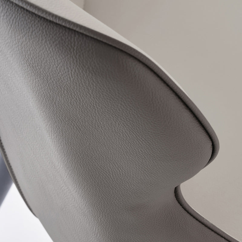 Modern Leather Restaurant Side Chair Matte Finish Wingback Dining Chair (Set of 2) Clearhalo ' kitchen&dining_furn' 'Dining Chairs' 'Dining Tables & Seating' 'dining_chair' 'furn' 'furn_dining_chair' 'Furniture' 'furniture_dining_chair' 'Kitchen & Dining Furniture' 'kitchen' 4237371