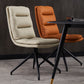 Modern Leather Home Side Chair Matte Finish Solid Back Dining Chair (Set of 2) Clearhalo ' kitchen&dining_furn' 'Dining Chairs' 'Dining Tables & Seating' 'dining_chair' 'furn' 'furn_dining_chair' 'Furniture' 'furniture_dining_chair' 'Kitchen & Dining Furniture' 'kitchen' 4237379