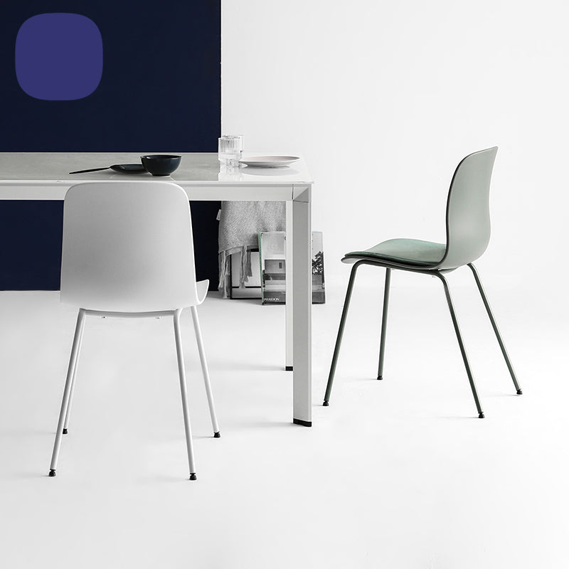 Industrial Coffee Shop Side Chair Matte Finish Solid Back Dining Chair Clearhalo ' kitchen&dining_furn' 'Dining Chairs' 'Dining Tables & Seating' 'dining_chair' 'furn' 'furn_dining_chair' 'Furniture' 'furniture_dining_chair' 'Kitchen & Dining Furniture' 'kitchen' 4237409