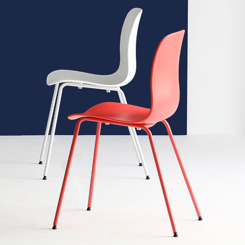 Industrial Coffee Shop Side Chair Matte Finish Solid Back Dining Chair Clearhalo ' kitchen&dining_furn' 'Dining Chairs' 'Dining Tables & Seating' 'dining_chair' 'furn' 'furn_dining_chair' 'Furniture' 'furniture_dining_chair' 'Kitchen & Dining Furniture' 'kitchen' 4237423