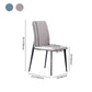 Contemporary Metal Dining Armless Chair Parsons Chair for Restaurant Use (Set of 2) Clearhalo ' kitchen&dining_furn' 'Dining Chairs' 'Dining Tables & Seating' 'dining_chair' 'furn' 'furn_dining_chair' 'Furniture' 'furniture_dining_chair' 'Kitchen & Dining Furniture' 'kitchen' 4237468
