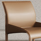Designer Style Leather Dining Room Side Chair Solid Back Single Dining Chair Clearhalo ' kitchen&dining_furn' 'Dining Chairs' 'Dining Tables & Seating' 'dining_chair' 'furn' 'furn_dining_chair' 'Furniture' 'furniture_dining_chair' 'Kitchen & Dining Furniture' 'kitchen' 4237495