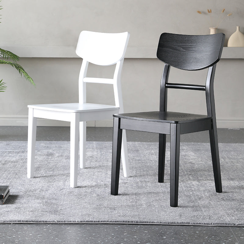 Industrial Home Wood Side Chair Ladder Back Dining Chair (Set of 4) Clearhalo ' kitchen&dining_furn' 'Dining Chairs' 'Dining Tables & Seating' 'dining_chair' 'furn' 'furn_dining_chair' 'Furniture' 'furniture_dining_chair' 'Kitchen & Dining Furniture' 'kitchen' 4237499