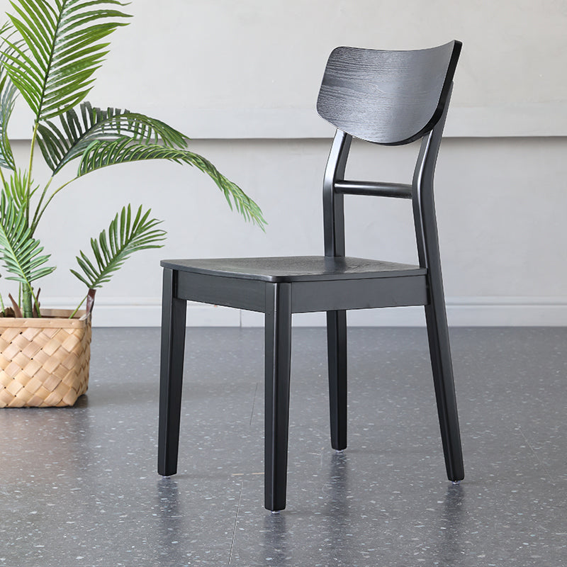 Industrial Home Wood Side Chair Ladder Back Dining Chair (Set of 4) Clearhalo ' kitchen&dining_furn' 'Dining Chairs' 'Dining Tables & Seating' 'dining_chair' 'furn' 'furn_dining_chair' 'Furniture' 'furniture_dining_chair' 'Kitchen & Dining Furniture' 'kitchen' 4237502