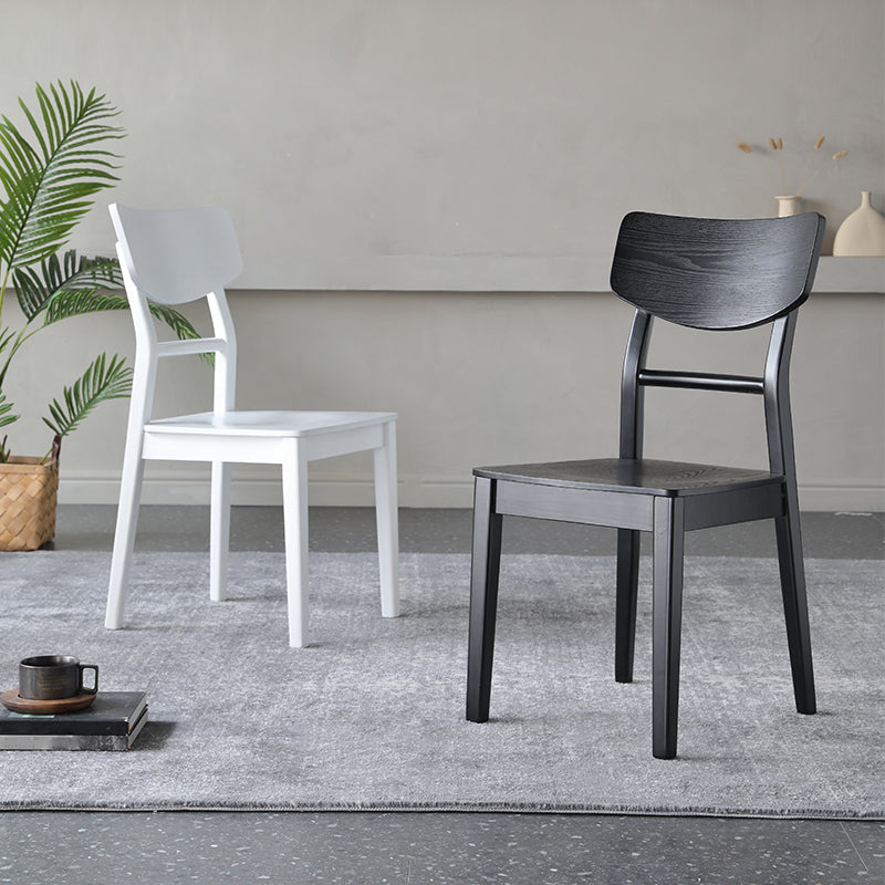 Industrial Home Wood Side Chair Ladder Back Dining Chair (Set of 4) Clearhalo ' kitchen&dining_furn' 'Dining Chairs' 'Dining Tables & Seating' 'dining_chair' 'furn' 'furn_dining_chair' 'Furniture' 'furniture_dining_chair' 'Kitchen & Dining Furniture' 'kitchen' 4237503