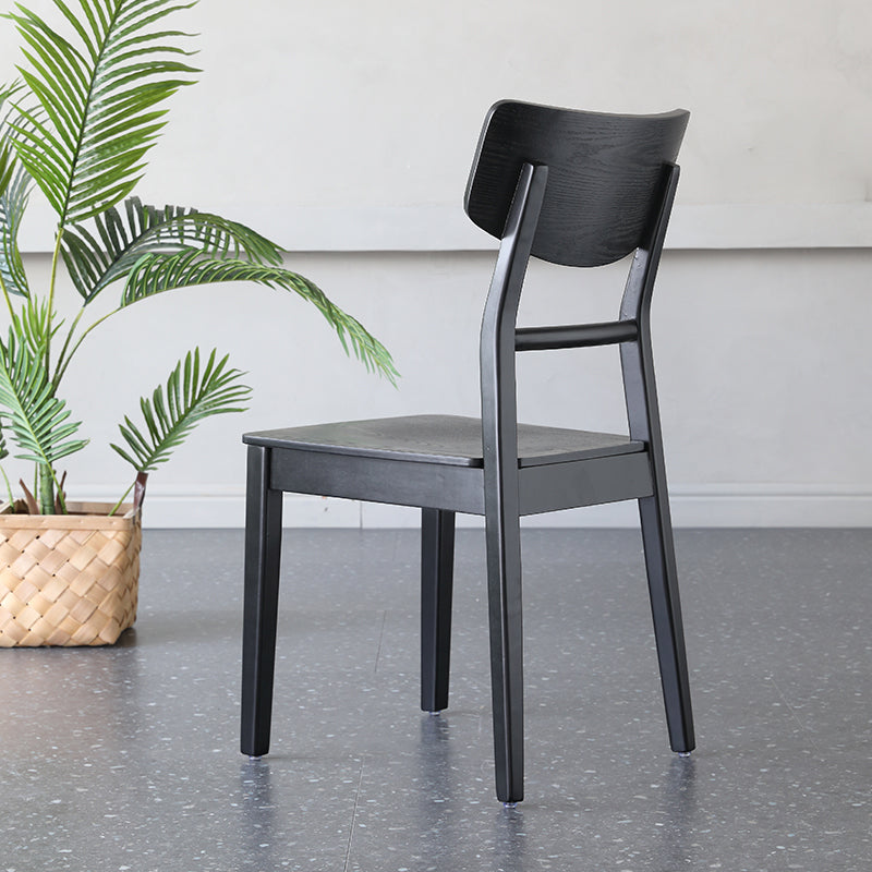 Industrial Home Wood Side Chair Ladder Back Dining Chair (Set of 4) Clearhalo ' kitchen&dining_furn' 'Dining Chairs' 'Dining Tables & Seating' 'dining_chair' 'furn' 'furn_dining_chair' 'Furniture' 'furniture_dining_chair' 'Kitchen & Dining Furniture' 'kitchen' 4237504