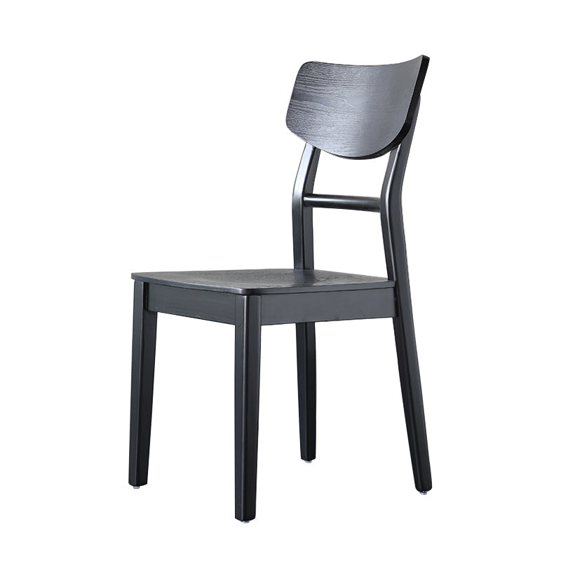 Industrial Home Wood Side Chair Ladder Back Dining Chair (Set of 4) Clearhalo ' kitchen&dining_furn' 'Dining Chairs' 'Dining Tables & Seating' 'dining_chair' 'furn' 'furn_dining_chair' 'Furniture' 'furniture_dining_chair' 'Kitchen & Dining Furniture' 'kitchen' 4237505