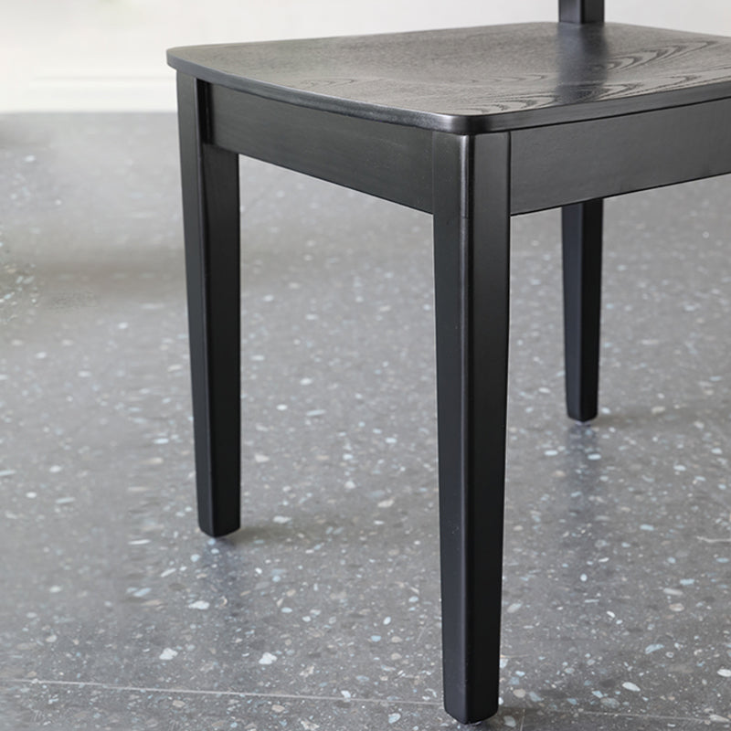 Industrial Home Wood Side Chair Ladder Back Dining Chair (Set of 4) Clearhalo ' kitchen&dining_furn' 'Dining Chairs' 'Dining Tables & Seating' 'dining_chair' 'furn' 'furn_dining_chair' 'Furniture' 'furniture_dining_chair' 'Kitchen & Dining Furniture' 'kitchen' 4237509