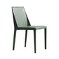 Modern Leather Dining Room Chairs Armless Metal Dining Chairs for Restaurant Use Blackish Green 1 Piece Clearhalo ' kitchen&dining_furn' 'Dining Chairs' 'Dining Tables & Seating' 'dining_chair' 'furn' 'furn_dining_chair' 'Furniture' 'furniture_dining_chair' 'Kitchen & Dining Furniture' 'kitchen' 4237535
