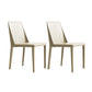 Modern Leather Dining Room Chairs Armless Metal Dining Chairs for Restaurant Use Beige 2 Piece Set Clearhalo ' kitchen&dining_furn' 'Dining Chairs' 'Dining Tables & Seating' 'dining_chair' 'furn' 'furn_dining_chair' 'Furniture' 'furniture_dining_chair' 'Kitchen & Dining Furniture' 'kitchen' 4237539