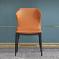 Modern Faux Leather Dining Chair Metal Dining Room Chairs for Home Use Clearhalo ' kitchen&dining_furn' 'Dining Chairs' 'Dining Tables & Seating' 'dining_chair' 'furn' 'furn_dining_chair' 'Furniture' 'furniture_dining_chair' 'Kitchen & Dining Furniture' 'kitchen' 4237560