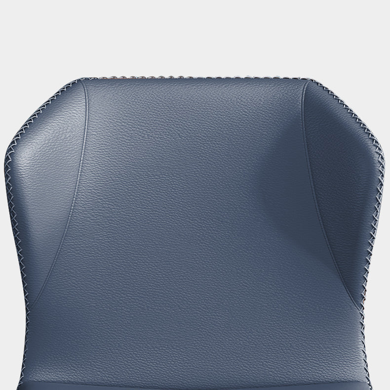 Modern Faux Leather Dining Chair Metal Dining Room Chairs for Home Use Clearhalo ' kitchen&dining_furn' 'Dining Chairs' 'Dining Tables & Seating' 'dining_chair' 'furn' 'furn_dining_chair' 'Furniture' 'furniture_dining_chair' 'Kitchen & Dining Furniture' 'kitchen' 4237563