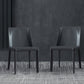 Modern Leather Dining Armless Chair Metal Dining Room Chairs for Home Use Clearhalo ' kitchen&dining_furn' 'Dining Chairs' 'Dining Tables & Seating' 'dining_chair' 'furn' 'furn_dining_chair' 'Furniture' 'furniture_dining_chair' 'Kitchen & Dining Furniture' 'kitchen' 4237573