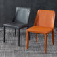 Modern Leather Dining Armless Chair Metal Dining Room Chairs for Home Use Clearhalo ' kitchen&dining_furn' 'Dining Chairs' 'Dining Tables & Seating' 'dining_chair' 'furn' 'furn_dining_chair' 'Furniture' 'furniture_dining_chair' 'Kitchen & Dining Furniture' 'kitchen' 4237574