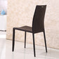 Minimalist Style Stacking Dining Chairs Solid Back Leather Chairs for Home (Set of 2) Clearhalo ' kitchen&dining_furn' 'Dining Chairs' 'Dining Tables & Seating' 'dining_chair' 'furn' 'furn_dining_chair' 'Furniture' 'furniture_dining_chair' 'Kitchen & Dining Furniture' 'kitchen' 4237617