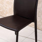 Minimalist Style Stacking Dining Chairs Solid Back Leather Chairs for Home (Set of 2) Clearhalo ' kitchen&dining_furn' 'Dining Chairs' 'Dining Tables & Seating' 'dining_chair' 'furn' 'furn_dining_chair' 'Furniture' 'furniture_dining_chair' 'Kitchen & Dining Furniture' 'kitchen' 4237620