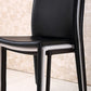 Minimalist Style Stacking Dining Chairs Solid Back Leather Chairs for Home (Set of 2) Clearhalo ' kitchen&dining_furn' 'Dining Chairs' 'Dining Tables & Seating' 'dining_chair' 'furn' 'furn_dining_chair' 'Furniture' 'furniture_dining_chair' 'Kitchen & Dining Furniture' 'kitchen' 4237621