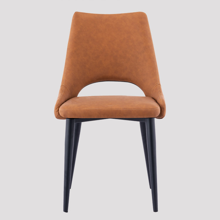 Industrial Metal Dining Room Chairs Armless Leather Dining Chairs for Restaurant Use Clearhalo ' kitchen&dining_furn' 'Dining Chairs' 'Dining Tables & Seating' 'dining_chair' 'furn' 'furn_dining_chair' 'Furniture' 'furniture_dining_chair' 'Kitchen & Dining Furniture' 'kitchen' 4237653