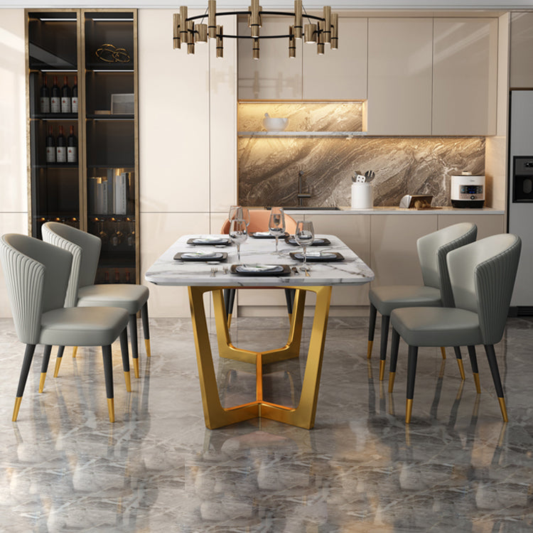 Indoor Scandinavian Side Chair Upholstered Wingback Wood Dining Room Chair (Set of 2) Clearhalo ' kitchen&dining_furn' 'Dining Chairs' 'Dining Tables & Seating' 'dining_chair' 'furn' 'furn_dining_chair' 'Furniture' 'furniture_dining_chair' 'Kitchen & Dining Furniture' 'kitchen' 4237657