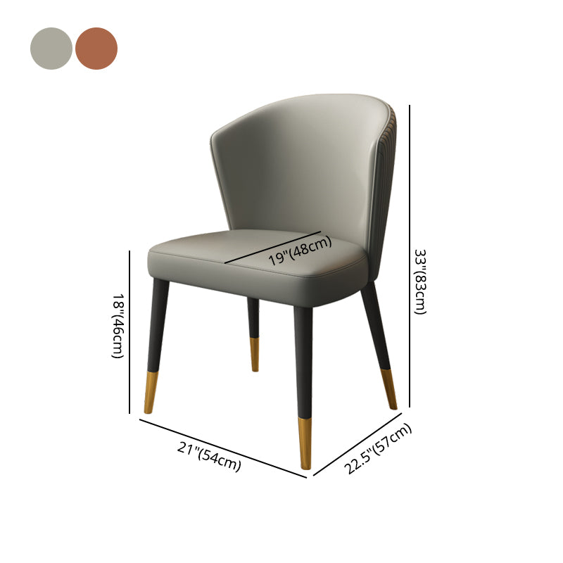 Indoor Scandinavian Side Chair Upholstered Wingback Wood Dining Room Chair (Set of 2) Clearhalo ' kitchen&dining_furn' 'Dining Chairs' 'Dining Tables & Seating' 'dining_chair' 'furn' 'furn_dining_chair' 'Furniture' 'furniture_dining_chair' 'Kitchen & Dining Furniture' 'kitchen' 4237671