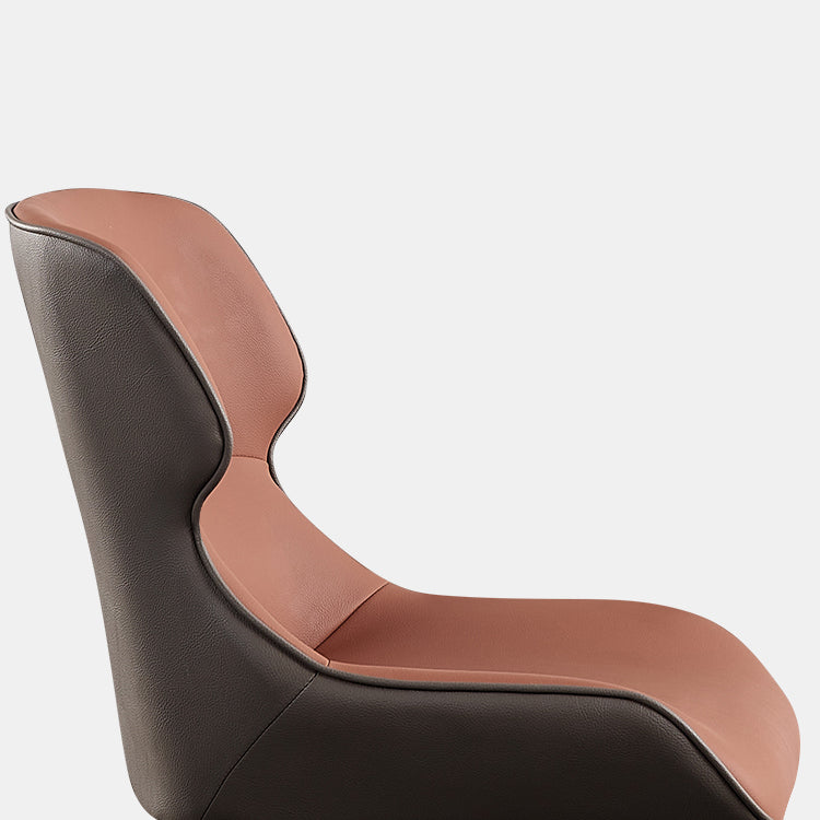 Indoor Contemporary Arm Chair Wingback Metal Upholstered Dining Room Chair (Set of 2) Clearhalo ' kitchen&dining_furn' 'Dining Chairs' 'Dining Tables & Seating' 'dining_chair' 'furn' 'furn_dining_chair' 'Furniture' 'furniture_dining_chair' 'Kitchen & Dining Furniture' 'kitchen' 4237680