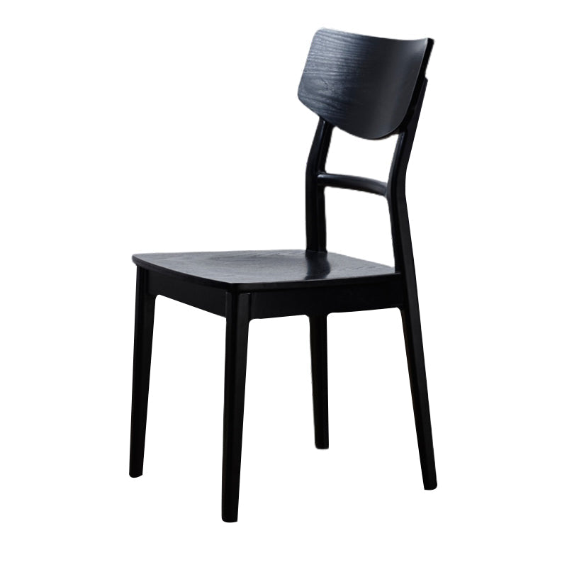 Industrial Restaurant Wood Side Chair Ladder Back Dining Chair (Set of 4) Clearhalo ' kitchen&dining_furn' 'Dining Chairs' 'Dining Tables & Seating' 'dining_chair' 'furn' 'furn_dining_chair' 'Furniture' 'furniture_dining_chair' 'Kitchen & Dining Furniture' 'kitchen' 4237706