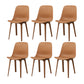 Contemporary Style Plastic Dining Armless Chair Solid Back Chair for Kitchen Coffee 6 Piece Set Clearhalo ' kitchen&dining_furn' 'Dining Chairs' 'Dining Tables & Seating' 'dining_chair' 'furn' 'furn_dining_chair' 'Furniture' 'furniture_dining_chair' 'Kitchen & Dining Furniture' 'kitchen' 4237731