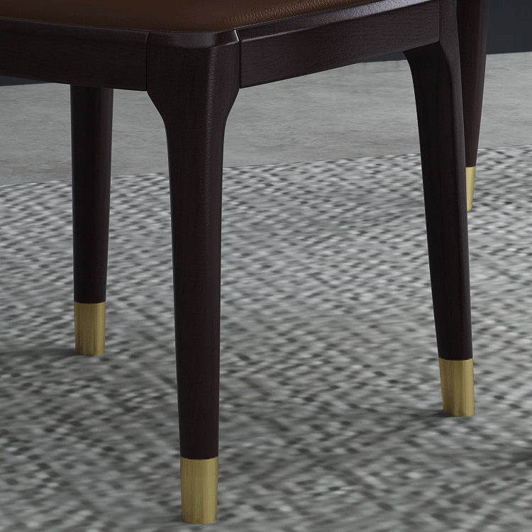 Home Armless Dining Chair Dining Side Chairs with Wood Legs (Set of 2) Clearhalo ' kitchen&dining_furn' 'Dining Chairs' 'Dining Tables & Seating' 'dining_chair' 'Furniture' 'furniture_dining_chair' 'Kitchen & Dining Furniture' 'kitchen' 4237757