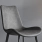 Contemporary Indoor Arm Chair Solid Back Metal Upholstered Dining Room Chair (Set of 2) Clearhalo ' kitchen&dining_furn' 'Dining Chairs' 'Dining Tables & Seating' 'dining_chair' 'furn' 'furn_dining_chair' 'Furniture' 'furniture_dining_chair' 'Kitchen & Dining Furniture' 'kitchen' 4237783