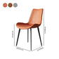Contemporary Indoor Arm Chair Solid Back Metal Upholstered Dining Room Chair (Set of 2) Clearhalo ' kitchen&dining_furn' 'Dining Chairs' 'Dining Tables & Seating' 'dining_chair' 'furn' 'furn_dining_chair' 'Furniture' 'furniture_dining_chair' 'Kitchen & Dining Furniture' 'kitchen' 4237786