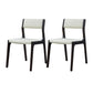 Industrial Wood Dining Chair Dining Room Armless Open Back Dining Side Chair Off-White 2 Piece Set Clearhalo ' kitchen&dining_furn' 'Dining Chairs' 'Dining Tables & Seating' 'dining_chair' 'furn' 'furn_dining_chair' 'Furniture' 'furniture_dining_chair' 'Kitchen & Dining Furniture' 'kitchen' 4237802