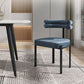 Modern Style Home Side Chair Open Back Metal Upholstered Single Dining Room Chair Clearhalo ' kitchen&dining_furn' 'Dining Chairs' 'Dining Tables & Seating' 'dining_chair' 'furn' 'furn_dining_chair' 'Furniture' 'furniture_dining_chair' 'Kitchen & Dining Furniture' 'kitchen' 4237809