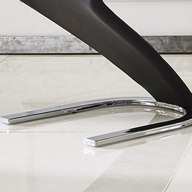 Designer Style Leather Home Side Chair Monochrome Solid Back Dining Chair (Set of 2) Clearhalo ' kitchen&dining_furn' 'Dining Chairs' 'Dining Tables & Seating' 'dining_chair' 'furn' 'furn_dining_chair' 'Furniture' 'furniture_dining_chair' 'Kitchen & Dining Furniture' 'kitchen' 4237855