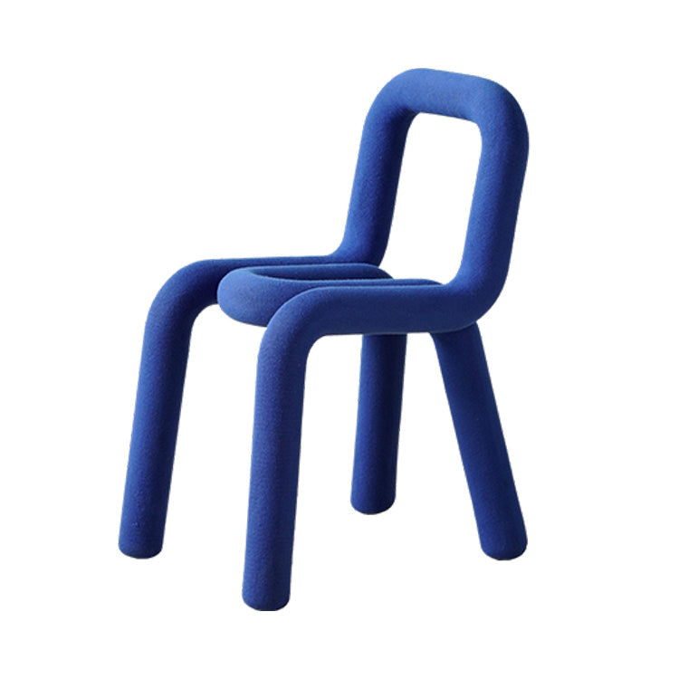 Designer Style Velvet Dining Room Side Chair Matte Finish Open Back Single Dining Chair Clearhalo ' kitchen&dining_furn' 'Dining Chairs' 'Dining Tables & Seating' 'dining_chair' 'furn' 'furn_dining_chair' 'Furniture' 'furniture_dining_chair' 'Kitchen & Dining Furniture' 'kitchen' 4237914