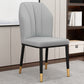 Scandinavian Style Wingback Chairs Leather Dining Side Chairs for Kitchen Light Gray Brass Gold 1 Piece Clearhalo ' kitchen&dining_furn' 'Dining Chairs' 'Dining Tables & Seating' 'dining_chair' 'Furniture' 'furniture_dining_chair' 'Kitchen & Dining Furniture' 'kitchen' 4238003