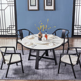 Traditional Dining Chair for Home Use Wood Open Back Dining Chair with Arm Clearhalo ' kitchen&dining_furn' 'Dining Chairs' 'Dining Tables & Seating' 'dining_chair' 'furn' 'furn_dining_chair' 'Furniture' 'furniture_dining_chair' 'Kitchen & Dining Furniture' 'kitchen' 4238090