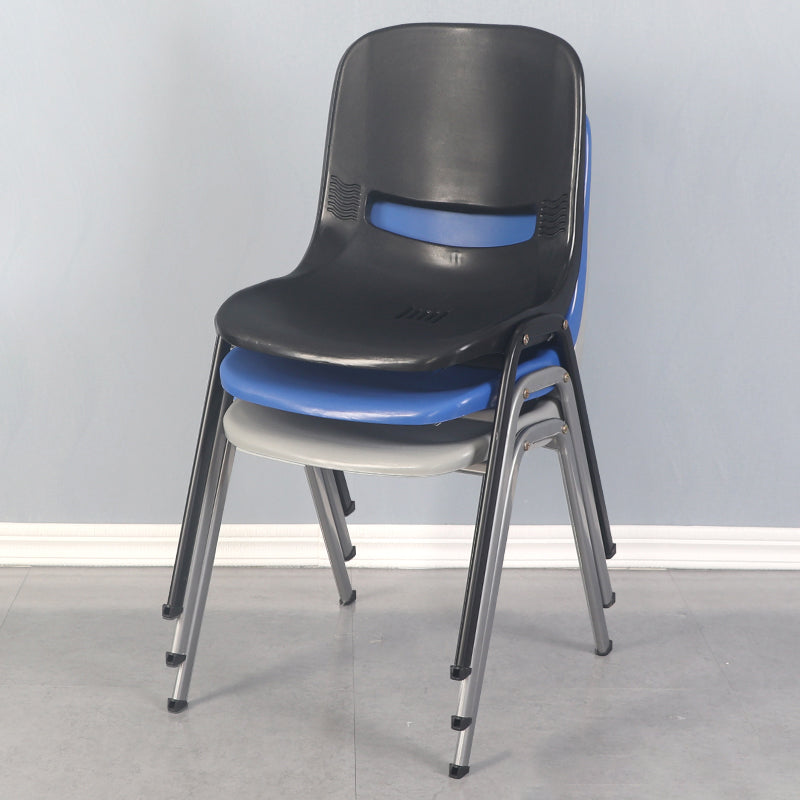 Modern Indoor-Outdoor Chair Metal Home Armless Solid Back Side Chair Clearhalo ' kitchen&dining_furn' 'Dining Chairs' 'Dining Tables & Seating' 'dining_chair' 'furn' 'furn_dining_chair' 'Furniture' 'furniture_dining_chair' 'Kitchen & Dining Furniture' 'kitchen' 4238125