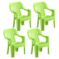 Modern Indoor Dining Armchair Plastic Home Stackable Dining Arm Chairs Green 4 Piece Set Clearhalo ' kitchen&dining_furn' 'Dining Chairs' 'Dining Tables & Seating' 'dining_chair' 'furn' 'furn_dining_chair' 'Furniture' 'furniture_dining_chair' 'Kitchen & Dining Furniture' 'kitchen' 4238153