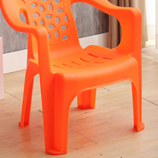 Modern Indoor Dining Armchair Plastic Home Stackable Dining Arm Chairs Clearhalo ' kitchen&dining_furn' 'Dining Chairs' 'Dining Tables & Seating' 'dining_chair' 'furn' 'furn_dining_chair' 'Furniture' 'furniture_dining_chair' 'Kitchen & Dining Furniture' 'kitchen' 4238154