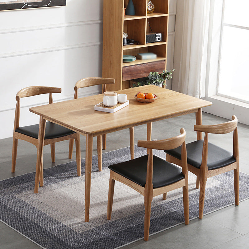 Scandinavian Open Back Side Chair Matte Finish Upholstered Dining Chair Clearhalo ' kitchen&dining_furn' 'Dining Chairs' 'Dining Tables & Seating' 'dining_chair' 'furn' 'furn_dining_chair' 'Furniture' 'furniture_dining_chair' 'Kitchen & Dining Furniture' 'kitchen' 4238228