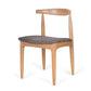 Scandinavian Open Back Side Chair Matte Finish Upholstered Dining Chair Clearhalo ' kitchen&dining_furn' 'Dining Chairs' 'Dining Tables & Seating' 'dining_chair' 'furn' 'furn_dining_chair' 'Furniture' 'furniture_dining_chair' 'Kitchen & Dining Furniture' 'kitchen' 4238229