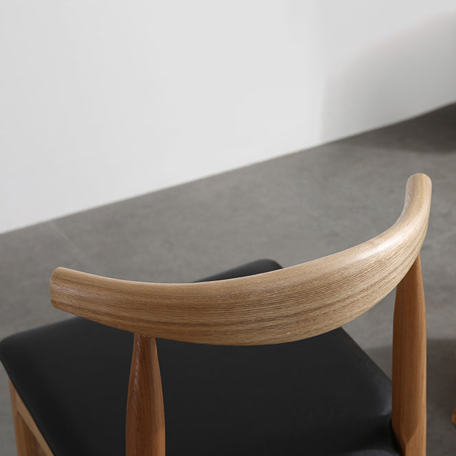 Scandinavian Open Back Side Chair Matte Finish Upholstered Dining Chair Clearhalo ' kitchen&dining_furn' 'Dining Chairs' 'Dining Tables & Seating' 'dining_chair' 'furn' 'furn_dining_chair' 'Furniture' 'furniture_dining_chair' 'Kitchen & Dining Furniture' 'kitchen' 4238230