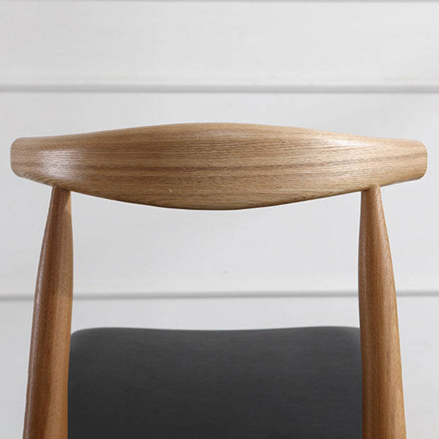 Scandinavian Open Back Side Chair Matte Finish Upholstered Dining Chair Clearhalo ' kitchen&dining_furn' 'Dining Chairs' 'Dining Tables & Seating' 'dining_chair' 'furn' 'furn_dining_chair' 'Furniture' 'furniture_dining_chair' 'Kitchen & Dining Furniture' 'kitchen' 4238232