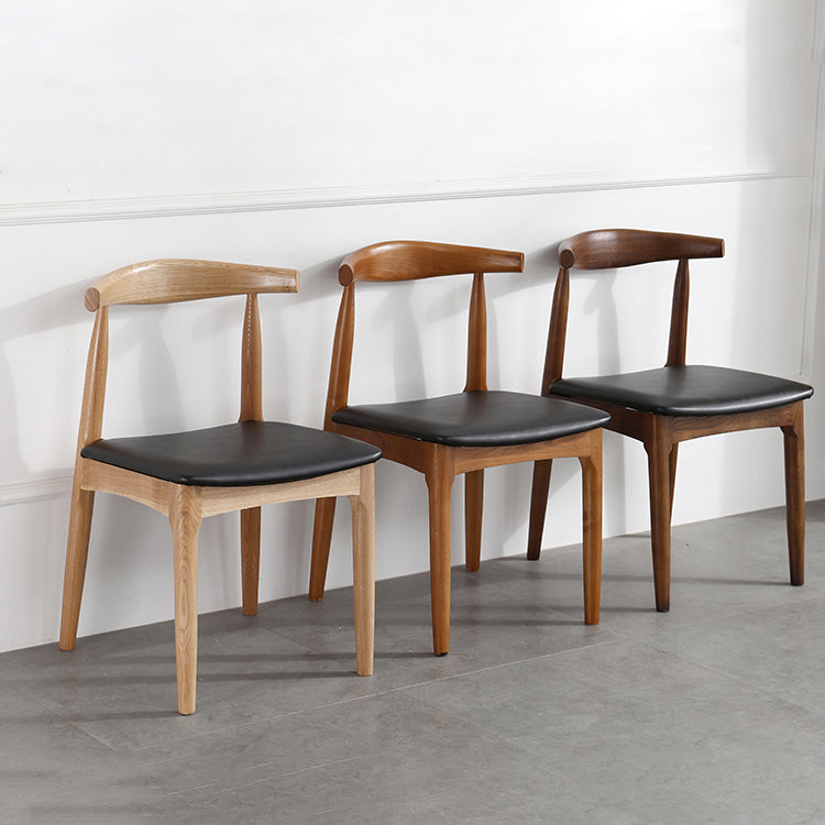 Scandinavian Open Back Side Chair Matte Finish Upholstered Dining Chair Clearhalo ' kitchen&dining_furn' 'Dining Chairs' 'Dining Tables & Seating' 'dining_chair' 'furn' 'furn_dining_chair' 'Furniture' 'furniture_dining_chair' 'Kitchen & Dining Furniture' 'kitchen' 4238238