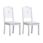 Contemporary Wood Dining Armless Chair Open Back Side Chair for Home Use White Set of 2 Clearhalo ' kitchen&dining_furn' 'Dining Chairs' 'Dining Tables & Seating' 'dining_chair' 'Furniture' 'furniture_dining_chair' 'Kitchen & Dining Furniture' 'kitchen' 4238258