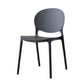 Scandinavian Kitchen Open Back Side Chair Matte Finish Plastic Dining Chair Clearhalo ' kitchen&dining_furn' 'Dining Chairs' 'Dining Tables & Seating' 'dining_chair' 'furn' 'furn_dining_chair' 'Furniture' 'furniture_dining_chair' 'Kitchen & Dining Furniture' 'kitchen' 4238296