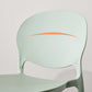 Scandinavian Kitchen Open Back Side Chair Matte Finish Plastic Dining Chair Clearhalo ' kitchen&dining_furn' 'Dining Chairs' 'Dining Tables & Seating' 'dining_chair' 'furn' 'furn_dining_chair' 'Furniture' 'furniture_dining_chair' 'Kitchen & Dining Furniture' 'kitchen' 4238298
