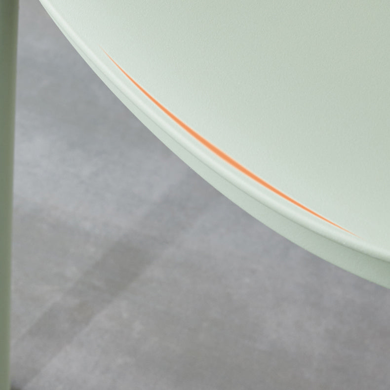 Scandinavian Kitchen Open Back Side Chair Matte Finish Plastic Dining Chair Clearhalo ' kitchen&dining_furn' 'Dining Chairs' 'Dining Tables & Seating' 'dining_chair' 'furn' 'furn_dining_chair' 'Furniture' 'furniture_dining_chair' 'Kitchen & Dining Furniture' 'kitchen' 4238300