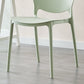Scandinavian Kitchen Open Back Side Chair Matte Finish Plastic Dining Chair Clearhalo ' kitchen&dining_furn' 'Dining Chairs' 'Dining Tables & Seating' 'dining_chair' 'furn' 'furn_dining_chair' 'Furniture' 'furniture_dining_chair' 'Kitchen & Dining Furniture' 'kitchen' 4238301